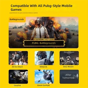 AK66 seis dedos para PUBG Mobile Controller L1R1 <span class=keywords><strong>Shooter</strong></span> Triggers Fire Joystick teléfono celular Gamepad - Product Image 2