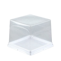 Boîte d'emballage PET transparente pour gâteau de cuisson Récipient à dessert