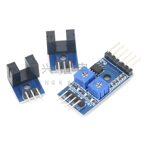 2 Channel Speed Sensor Module Slot Type Optocoupler Motor Speed Counting For Arduino <b>Robot</b> <b>Kit</b> - Product Image 3