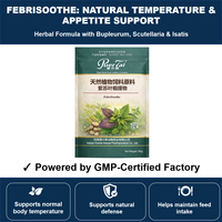 FebriSoothe Soutien Naturel de la Température et de l'Appétit pour la Volaille |   Formule à base de plantes avec Bupleurum, Scutellaria et Isatis