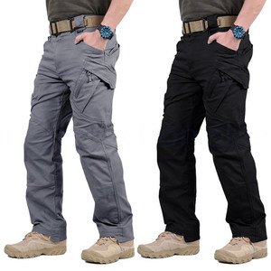 <span class=keywords><strong>Pantaloni</strong></span> <span class=keywords><strong>Cargo</strong></span> Casual da Uomo Leggeri e Traspiranti in Poliestere, <span class=keywords><strong>Pantaloni</strong></span> Utility per Escursionismo Antivento ad Asciugatura Rapida con Multi-Tasche - Product Image 2