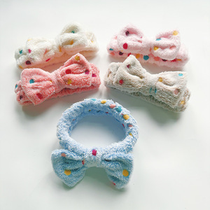 Custom Logo Spa <b>Headband</b> for Women Facial Makeup & Washing Soft Terry Cloth Hairband Multi-Color Bathing Shower Use - Product Image 4