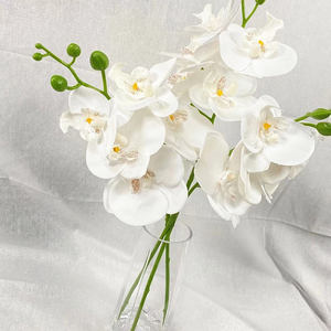 Pianta Artificiale in PE, Fiori di Orchidea Morbidi, Bonsai Decorativo all'Ingrosso per Tavolo e Casa - Product Image 2