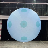 Ballons gonflables de pickleball personnalisés de 2 m de diamètre en tissu Oxford, durables, réutilisables, imperméables, faciles à installer, pour la publicité