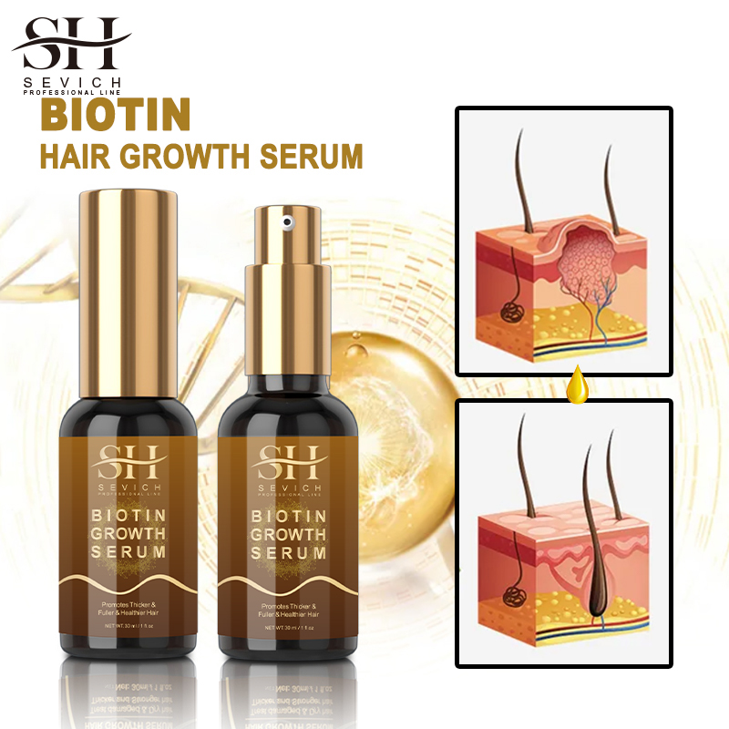 Haarausfall Behandlung Biotin Haarwachstum Serum - 2x Spray Gegen Haarausfall Für Glänzendes Haar Haarserum Für Glänzendes Haar