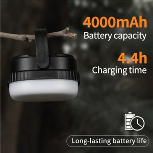 Lampe de camping LED rechargeable par USB, fixation murale magnétique, éclairage extérieur étanche - Product Image 5