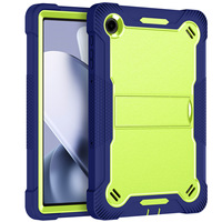 Housse de tablette de pare-chocs souple et dure en silicone robuste + PC pour T-Mobile Revvl Tab 2 5G 2025 avec béquille antichoc