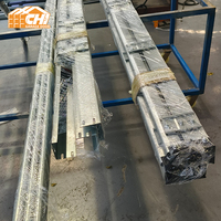Kit de rails pour porte de garage, standard, en acier galvanisé, 2 pouces, 1,5 mm, ensemble vertical, horizontal et courbé