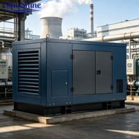 Générateur diesel SinoShine 15kw 20kw 30kw silencieux avec capot, triphasé, ATS, contrôleur LCD, générateur d'énergie industriel