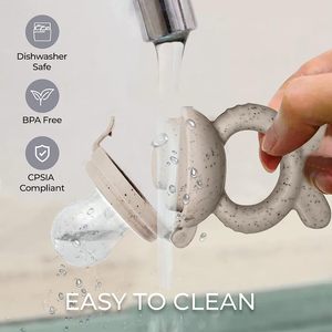 <span class=keywords><strong>Sucette</strong></span> d'alimentation pour bébé, best-seller, sans BPA, en silicone, pour fruits, avec plateau à mordiller pour nourrissons - Product Image 4