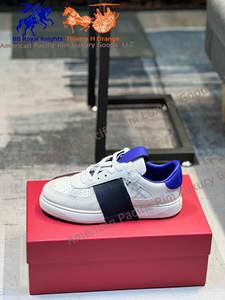 Baskets de luxe réfléchissantes en cuir pour hommes et femmes, nouvelle mode, plateforme rétro, chaussures de marche à lacets, collection printemps - Product Image 2