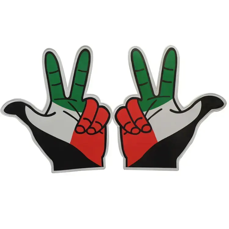 Wholesale Cheering Gloves Foam Hand Finger Custom Cheering Foam Finger Palestine Eva Foam Fingers For Sport Fan