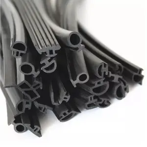 Custom Extruded Profile Aluminum Window Door Car Weather Glass Bottom Edge Epdm Rubber Seal Strip