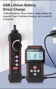 Yeni optik ürünler profesyonel sıcak satış NF-8209S RJ45 <span class=keywords><strong>Cat6a</strong></span> Lan ağ tel kablo test cihazları - Product Image 5