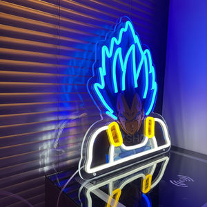 Haute qualité <span class=keywords><strong>Dragon</strong></span> Anime personnage boule néon lumières LED signe mignon dessin animé personnalisé 3D néon lumière peut accrocher UV impression Logo - Product Image 3