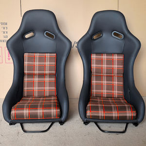 EDDY Carbon Rennschalensitze mit Hahnentrittmuster für VW Golf R GTI MK3 MK4 <span class=keywords><strong>MK5</strong></span> MK6 MK7 MK8 Pepita Konfetti - Product Image 1