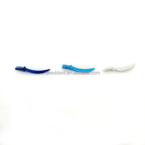Cuñas dentales Tulwar Cuñas de plástico desechables sin orificio para fijación de dientes - Product Image 1