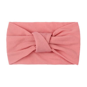 Accesorios <span class=keywords><strong>para</strong></span> el cabello <span class=keywords><strong>de</strong></span> nailon <span class=keywords><strong>para</strong></span> bebés, turbante con lazo, diadema <span class=keywords><strong>para</strong></span> recién nacidos - Product Image 3