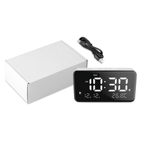 Horloge de rappel avec fonction de sonnerie horaire de 5,7 pouces, commande vocale et 3 sonneries vibrantes, 10 sonneries, pour personnes âgées malvoyantes