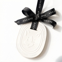 Diffuseur d'huiles essentielles en céramique suspendu avec logo personnalisé, pierre aromatique, parfum d'ambiance pour la maison, purificateur d'air