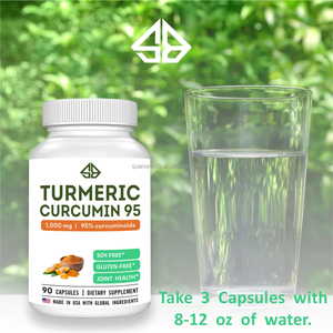 Cápsulas de Cúrcuma Orgánica con Curcumina para Mujeres, Mejor Absorción, 95% Curcuminoides, Suplementos Herbales con Pimienta Negra - Product Image 5