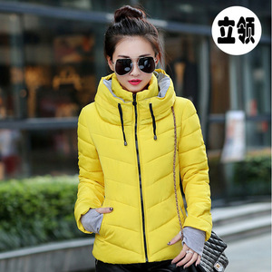 Delle donne Più Il Formato Addensare Con Cappuccio Della Tuta Sportiva del Cappotto Corto Giacca di Cotone Imbottito Giù - Product Image 2