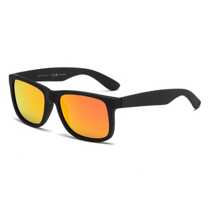 4165 gafas de sol de <span class=keywords><strong>marca</strong></span> de lujo para mujeres y hombres última moda marco cuadrado negro mate con <span class=keywords><strong>Lentes</strong></span> de vidrio degradado multicolor - Product Image 5