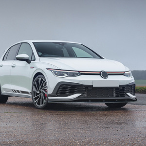 Lèvre de pare-chocs avant Amp-Z pour Volkswagen Golf Mk8 Gti Cs R texture fibre de carbone noir piano - Product Image 4