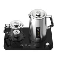 Hotsy appareils ménagers intelligents turc 1.7L 1500W Double paroi bouilloire électrique théière Machine numérique garder au chaud