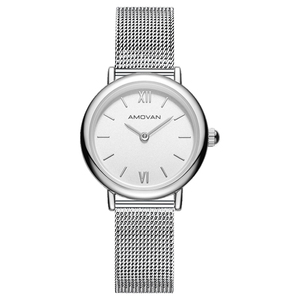 Relojes de Cuarzo Analógicos Minimalistas Amovan 2020 para Mujer, Relojes de Vestir con <span class=keywords><strong>Cadena</strong></span> Dorada en Forma de Domo, Relojes de Lujo y Elegancia para Damas - Product Image 3