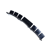 Protection de bord en acier renforcé avec coussinets en caoutchouc, revêtement poudré noir, pour plateau de camion, porte-charge et support