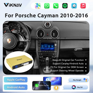 Boîtier de décodage sans fil CarPlay Android Auto pour Porsche Cayman PCM 3.1 2010-2016, système Linux Viknav, mise à niveau du boîtier de décodage - Product Image 2