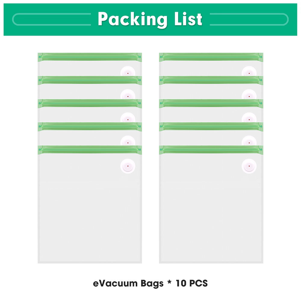 Evacuum 10 bolsas - China