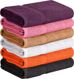 Serviettes en coton personnalisées avec logo brodé, 600 GSM, pour le sport, la salle de bain, la barbershop, la coiffure, les salons de beauté, vente en gros - Product Image 2