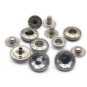 Nút Bấm Kim Cương Niken Bán Sỉ Từ Nhà Máy Nút Bấm Bấm Áo Khoác Kim Loại Tùy Chỉnh Cho Áo Khoác - Product Image 5