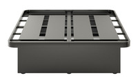 Cadre de lit plateforme Queen en métal avec panneaux latéraux, 60x80x16 pouces, noir, aucun sommier tapissier nécessaire, qualité commerciale, Uetco