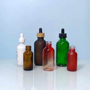 Botella de Vidrio Ámbar Esmerilado Personalizada de 120 ml, Botella Redonda Boston con Gotero, Botellas de Aceite Esencial de 4 oz con Gotero de Bambú - Product Image 6