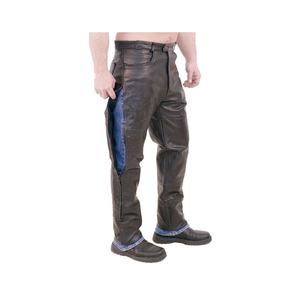 Pantalones de cuero para motocicleta de nuevo estilo personalizables para hombre y mujer, pantalones de carreras de cuero con cadenas, pantalones de cuero de vaca para niños - Product Image 1