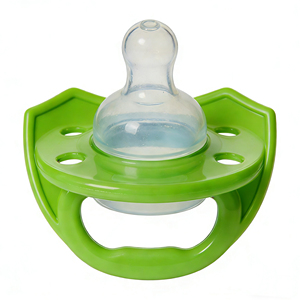 Sucette en silicone pour bébé, sans BPA, matériau de sécurité, 0-12 mois, qualité alimentaire, <span class=keywords><strong>avec</strong></span> large ouverture, <span class=keywords><strong>biberon</strong></span> de 5,0 ml - Product Image 1