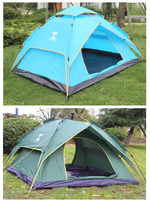 Tente de camping automatique ultra-légère pour 4 à 6 personnes, imperméable, pour l'extérieur, fabriquée par l'usine OEM