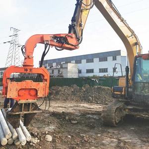 Marteau vibrant monté sur excavatrice KN150 de haute qualité, marteau vibrant hydraulique haute fréquence, piqueur de pieux vibrant - Product Image 2