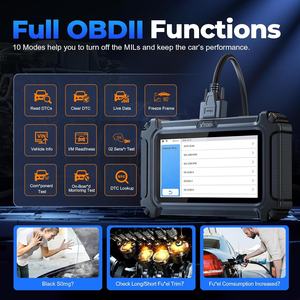 XTOOL D6 Scanner de Diagnostic de véhicule 12V Obd2 outil de Diagnostic Machine de Diagnostic de voiture Portable avec codage d'injecteur FCA CANFD - Product Image 4