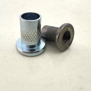 Écrous moletés plaqués zinc M4 M5 M6 M8 Insert de rivet fileté à tête plate Écrou de rivet Écrou de serrage suspendu en forme de poire - Product Image 3