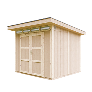 ที่เก็บของไม้กลางแจ้งคุณภาพพรีเมียมโรงเก็บของ timbela M903A 5.90m2ประกอบได้ง่าย H237 x W279 x L294ซม.