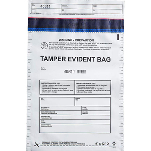 Túi Nhựa Đựng Tiền Ngân Hàng Niêm Phong Tự Dính In Theo Yêu Cầu Túi An Toàn Rõ Ràng Giả Mạo - Product Image 1