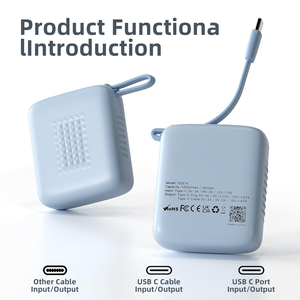 Siêu nhỏ gọn 10000mAh USB-C ngân hàng điện <span class=keywords><strong>2025</strong></span> mới phát hành nhanh chóng 22.5 Wát sạc nhỏ nhất trong lớp Max điện - Product Image 4