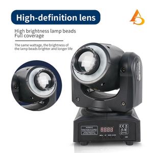 AicPose 30W Mini Projecteur à Tête Mobile avec Effet de Lumière pour DJ, Fêtes, Discothèques et Mariages - Product Image 3