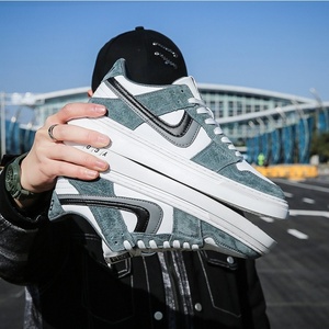 Zapatillas deportivas transpirables para hombre, zapatos planos de cuero para caminar, zapatos casuales para la vida diaria, zapatos económicos para hombre - Product Image 3