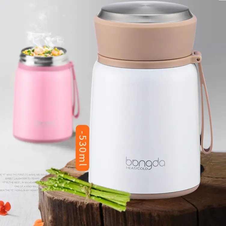 500ml /800mlPortable 음식 콘테이너 열 격리된 상자 음식 급료 단지