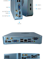 Mini PC empresarial i3/i5/i7 de 13.ª generación, gran éxito de ventas, con Windows 11, Realtek RTL8111, SATA/NVMe